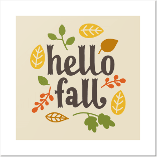 Hello Fall Posters and Art